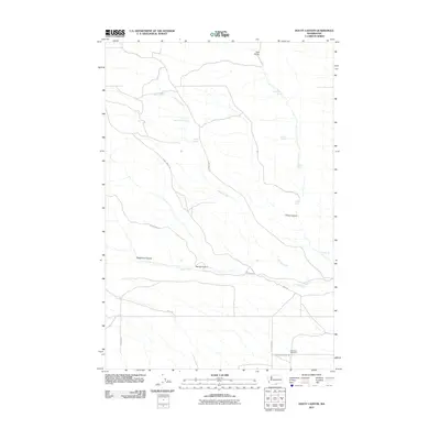 2011 Map of Douty Canyon, 2011 Print