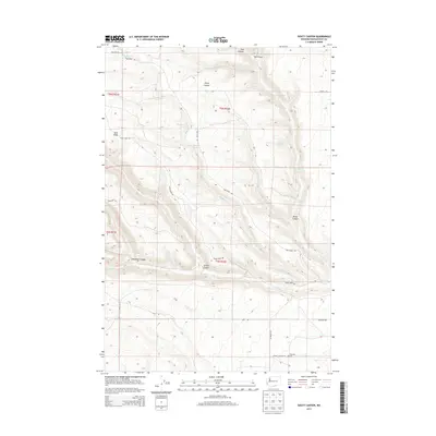 2013 Map of Douty Canyon, 2013 Print