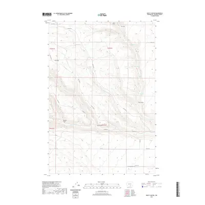 2020 Map of Douty Canyon, 2020 Print