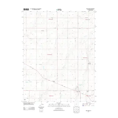 2013 Map of Dove Creek, 2013 Print