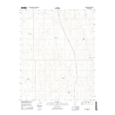 2014 Map of Dove Spring, 2014 Print