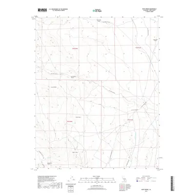 2018 Map of Dove Spring, 2018 Print