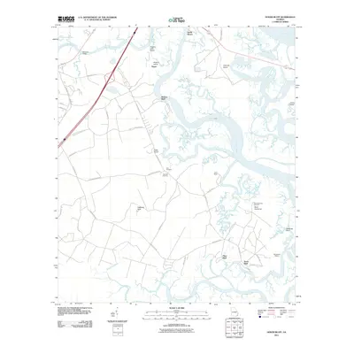 2011 Map of Dover Bluff, 2011 Print