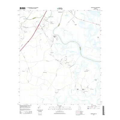2014 Map of Dover Bluff, 2014 Print