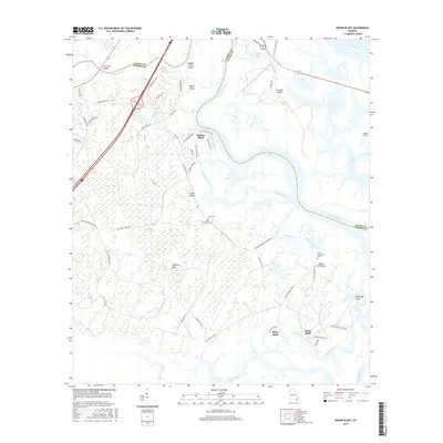 2017 Map of Dover Bluff, 2017 Print