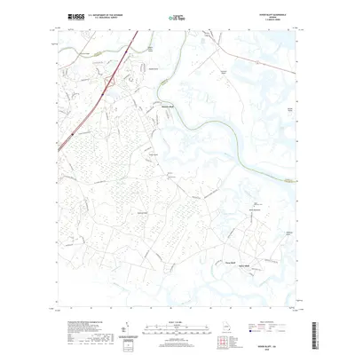 2020 Map of Dover Bluff, 2020 Print