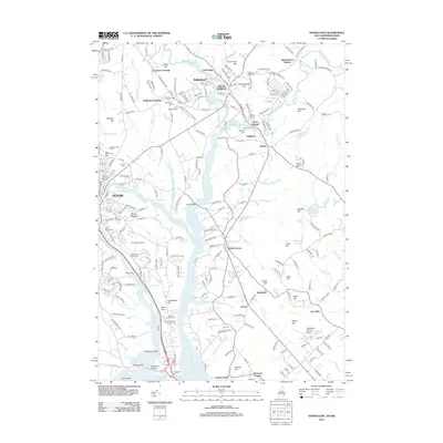 2012 Map of Dover East, 2012 Print