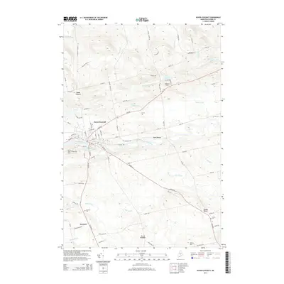 2014 Map of Dover-Foxcroft, 2014 Print