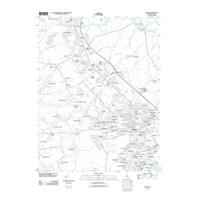 2011 Map of Dover, 2011 Print