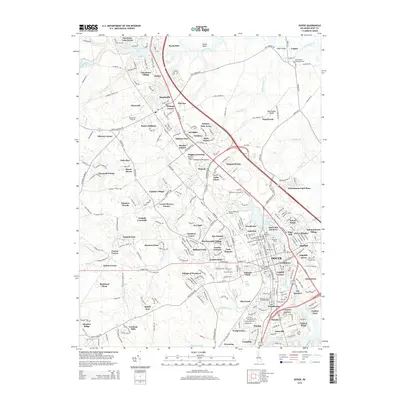 2014 Map of Dover, 2014 Print