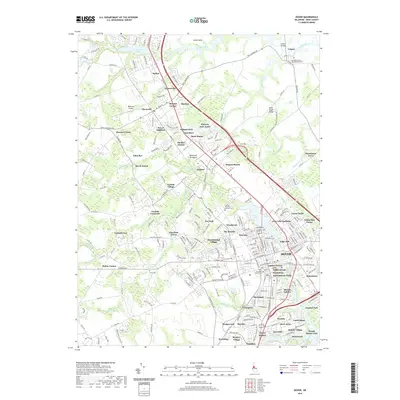 2019 Map of Dover, 2019 Print