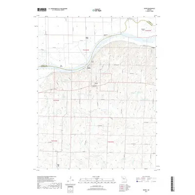 2017 Map of Dover, 2017 Print