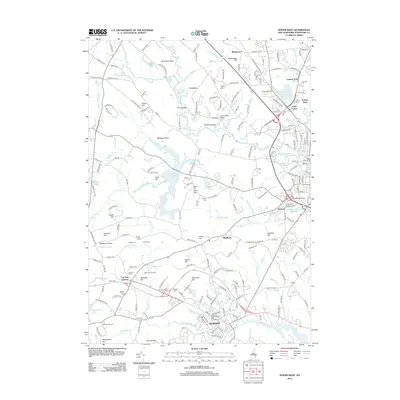 2012 Map of Dover West, 2012 Print