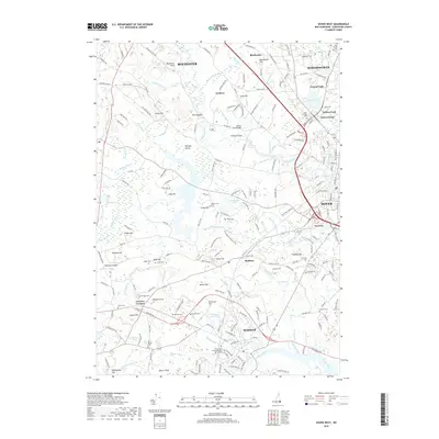 2018 Map of Dover West, 2018 Print