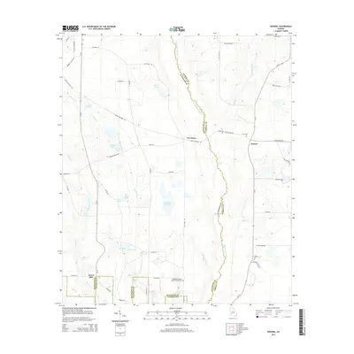 2014 Map of Doverel, 2014 Print