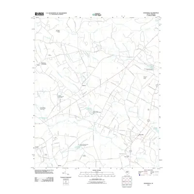 2011 Map of Dovesville, 2011 Print