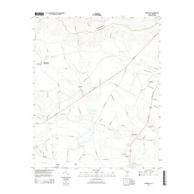 2014 Map of Dovesville, 2014 Print