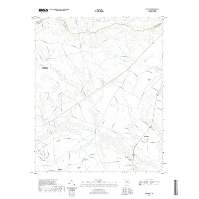 2020 Map of Dovesville, 2020 Print