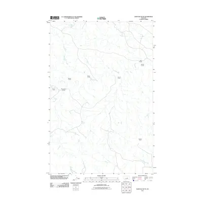 2011 Map of Dovetail Butte, 2011 Print