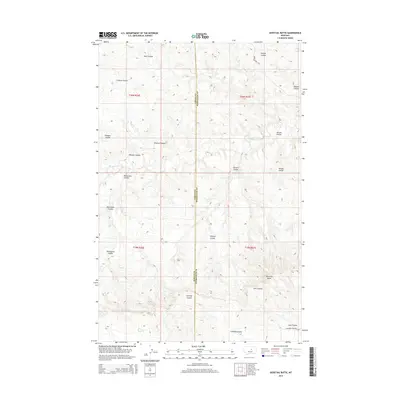 2014 Map of Dovetail Butte, 2014 Print