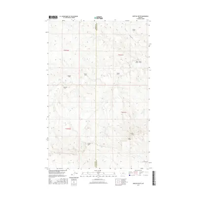 2017 Map of Dovetail Butte, 2017 Print