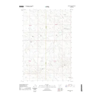 2020 Map of Dovetail Butte, 2020 Print