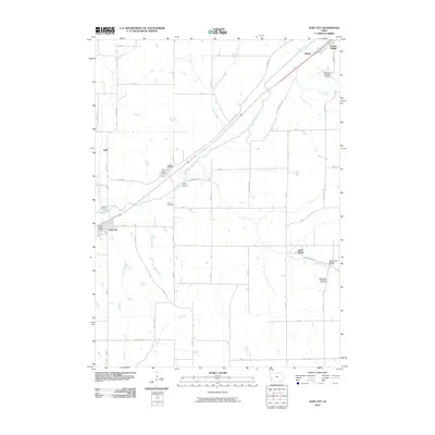 2010 Map of Dow City, 2010 Print