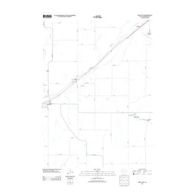 2013 Map of Dow City, 2013 Print