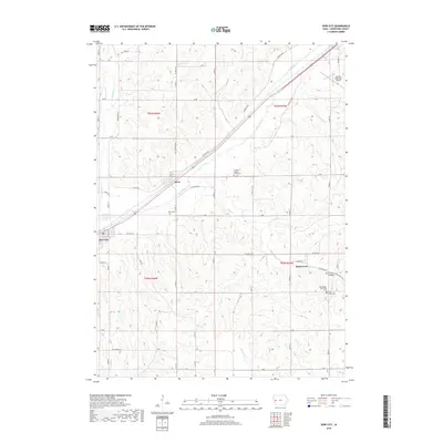 2018 Map of Dow City, 2018 Print