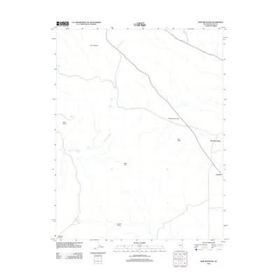 2012 Map of Dow Mountain, 2012 Print