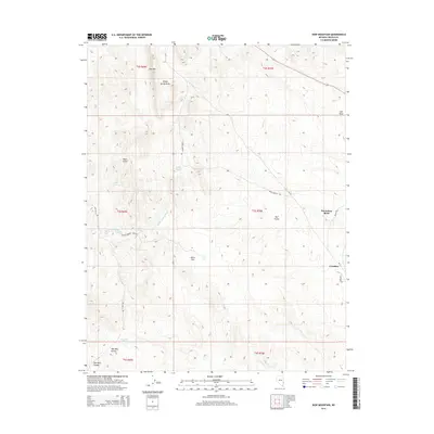 2014 Map of Dow Mountain, 2014 Print