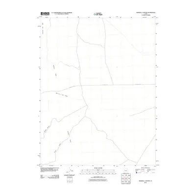 2010 Map of Dowdell Canyon, 2010 Print