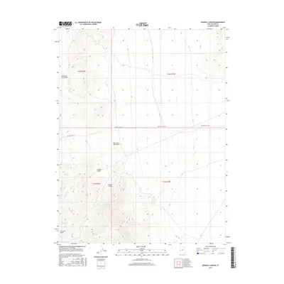 2017 Map of Dowdell Canyon, 2017 Print