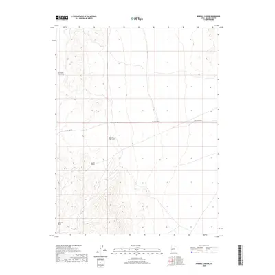 2020 Map of Dowdell Canyon, 2020 Print