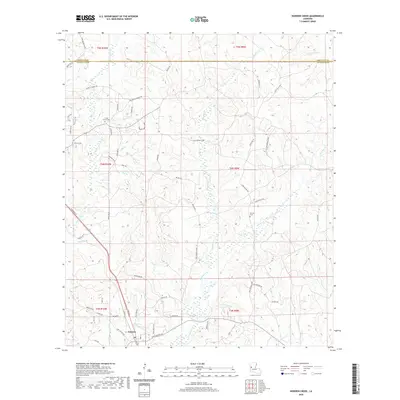 2020 Map of Dowden Creek, 2020 Print