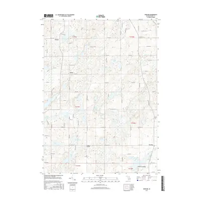 2017 Map of Dowling, 2017 Print
