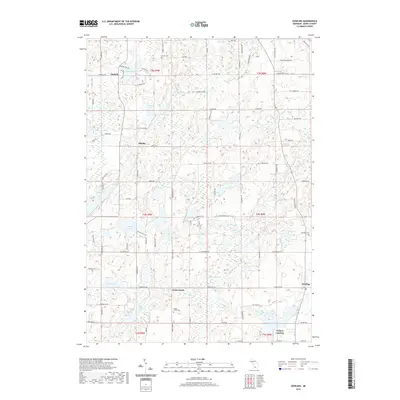 2019 Map of Dowling, 2019 Print