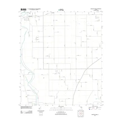 2012 Map of Dowling Park, 2012 Print