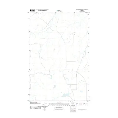 2011 Map of Down Reservoir NE, 2011 Print