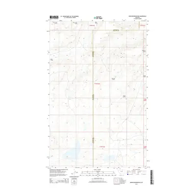 2014 Map of Down Reservoir NE, 2014 Print