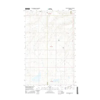 2017 Map of Down Reservoir NE, 2017 Print
