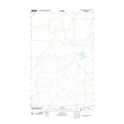 2011 Map of Down Reservoir NW, 2011 Print