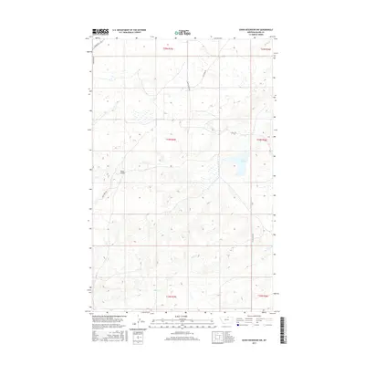 2017 Map of Down Reservoir NW, 2017 Print