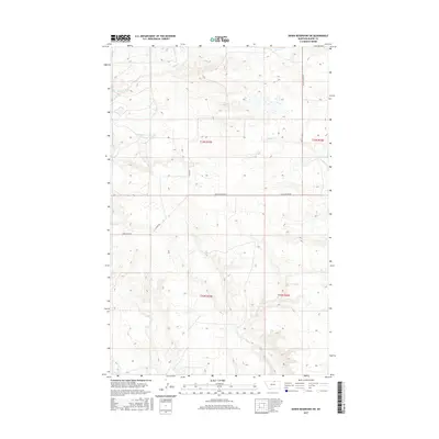 2017 Map of Down Reservoir SW, 2017 Print