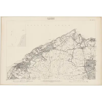 1902 Map of Down - Sheet 1 & 1A, 1942 Print