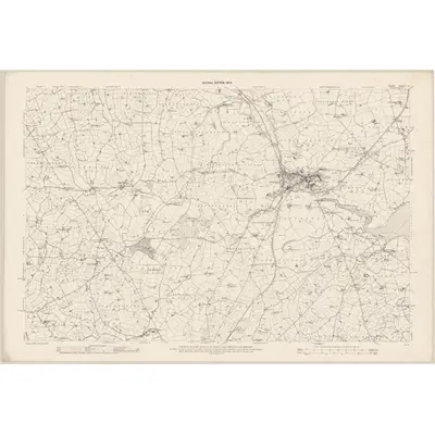 1902 Map of Down - Sheet 10, 1904 Print