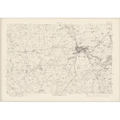 1920 Map of Down - Sheet 10, 1932 Print