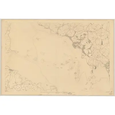 1834 Map of Down - Sheet 11, 1837 Print