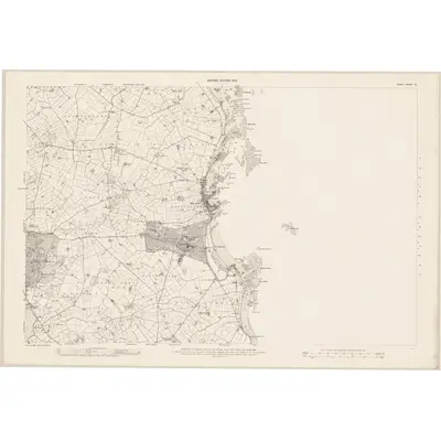 1901 Map of Down - Sheet 12, 1903 Print