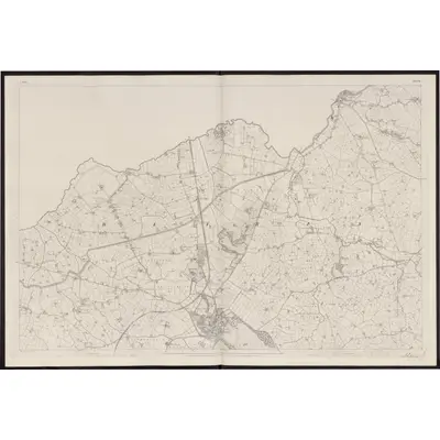 1833 Map of Down - Sheet 14, 1863 Print